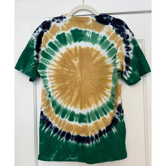 LIQUID BLUE Tie Dye Boston Celtics Basketball Dunker Skeleton T-Shirt Size M - Picture 2 of 3